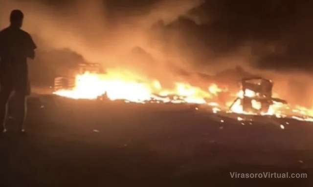 Contrabando sobre Paraná: Dos personas murieron calcinadas al explotar dos camiones de combustible en Alberdi